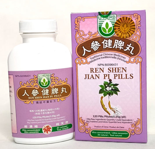 Ren Shen Jian Pi Wan - 人参健脾丸