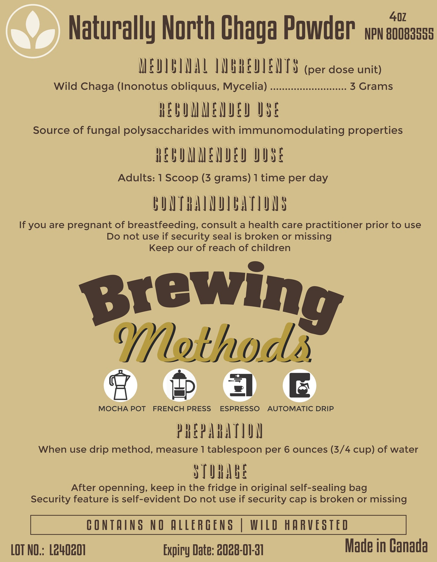 Chaga Powder