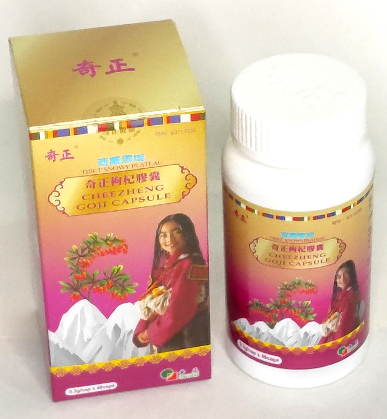 Cheezheng Hong Jing Tian Goji Capsule - 奇正藏红景天杞子胶囊