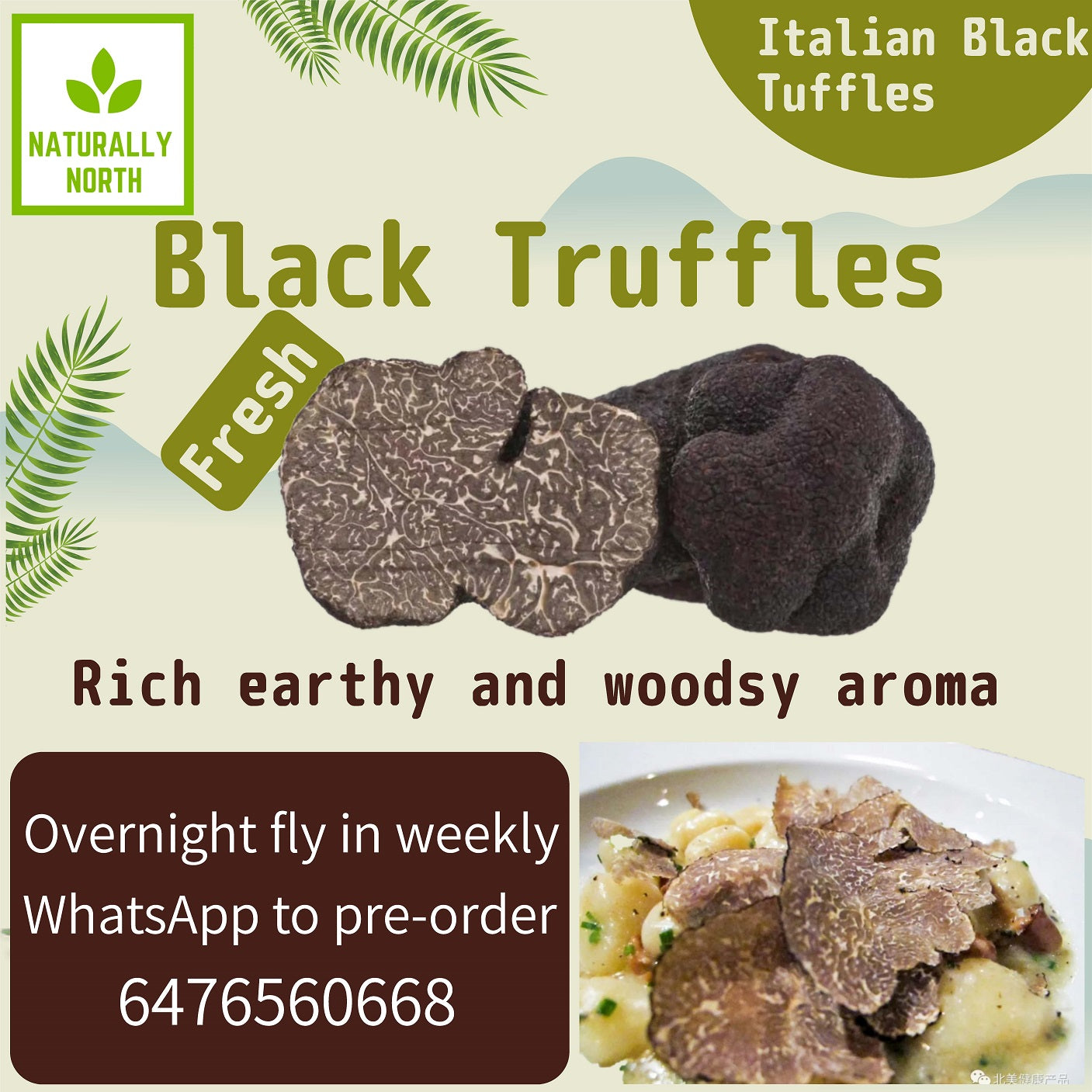 Naturally North black truffles