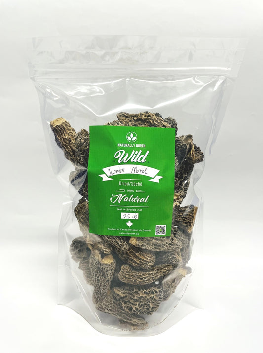 Dried Jumbo Morel Mushroom - Naturally North