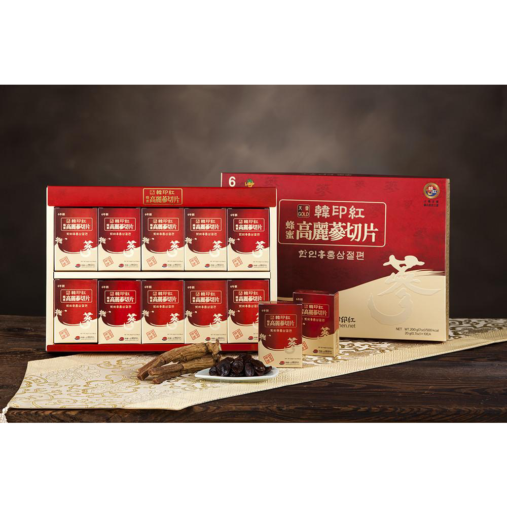 Hanyinhong Honey Infused Korean Red Ginseng Slices