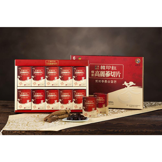 Hanyinhong Honey Infused Korean Red Ginseng Slices
