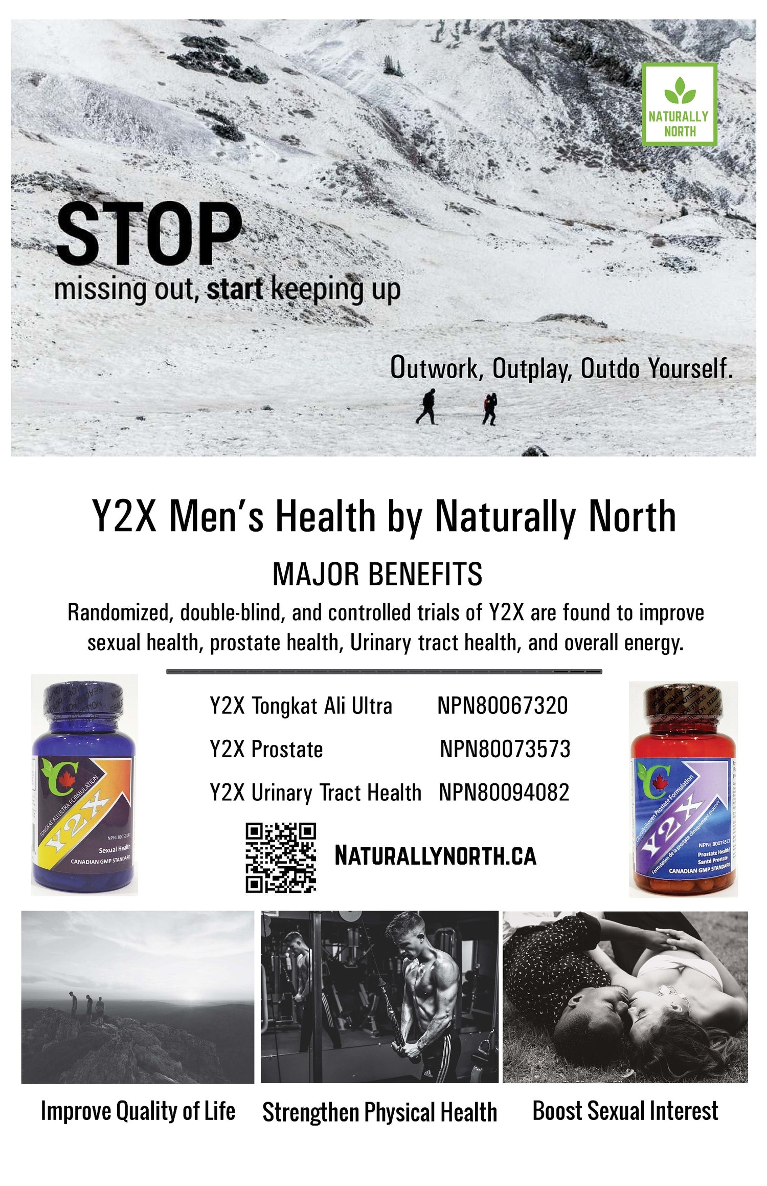 Y2X line of men's performance products