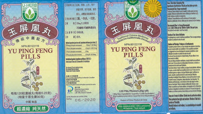 Yu Ping Feng Wan - 玉屏风丸