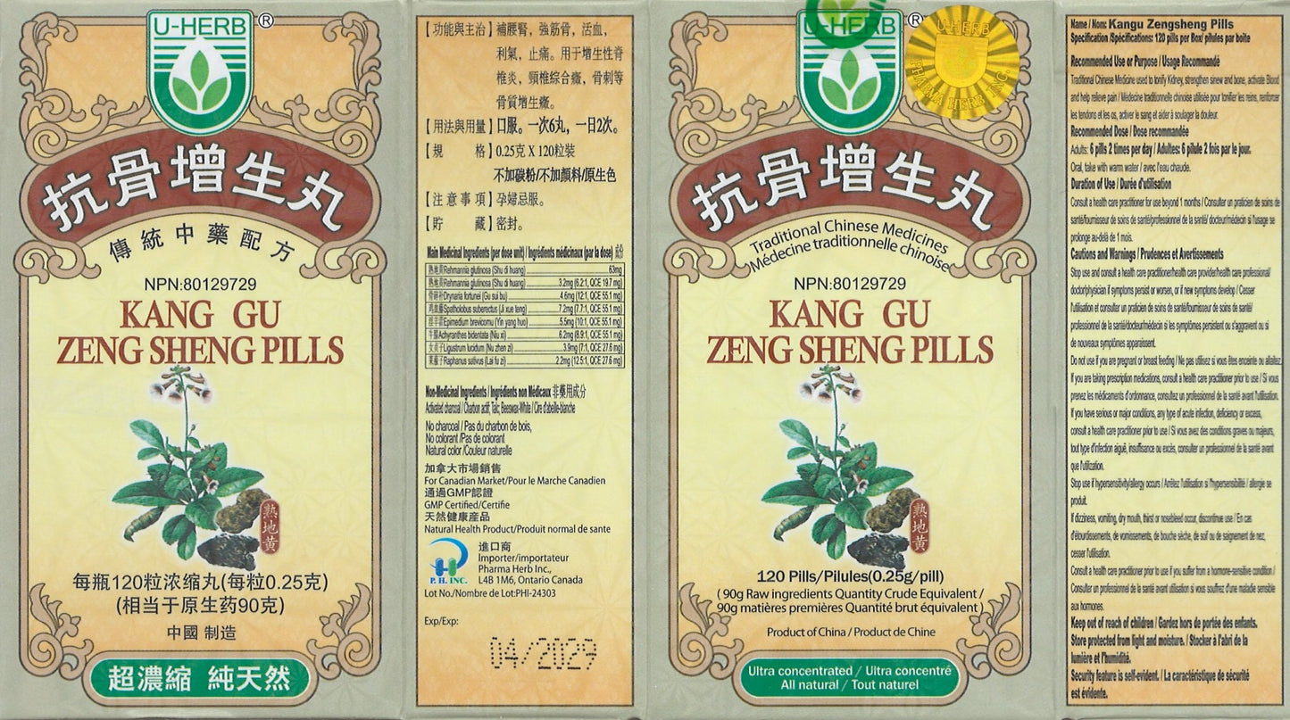 Kang Gu Zeng Sheng Wan - 抗骨增生丸
